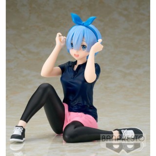 banpresto figura banpresto re zero starting life in another world relax time rem training