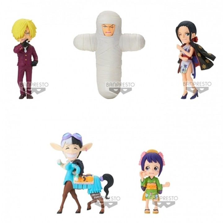 banpresto figura banpresto one piece world collectable figure - wanokuni onigashima 5 -  4 - 7cm 12