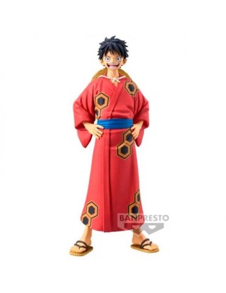 banpresto figura banpresto one piece wanokuni killer dxf the grandline series monkey d. luffy 16cm