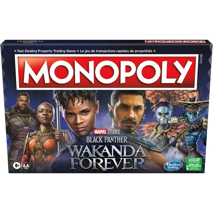 hasbro juego de mesa monopoly black panther
