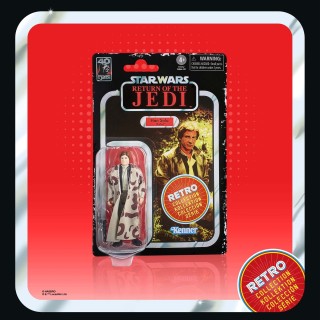 hasbro figura hasbro star wars retro collection el retorno del jedi -  han solo (endor)