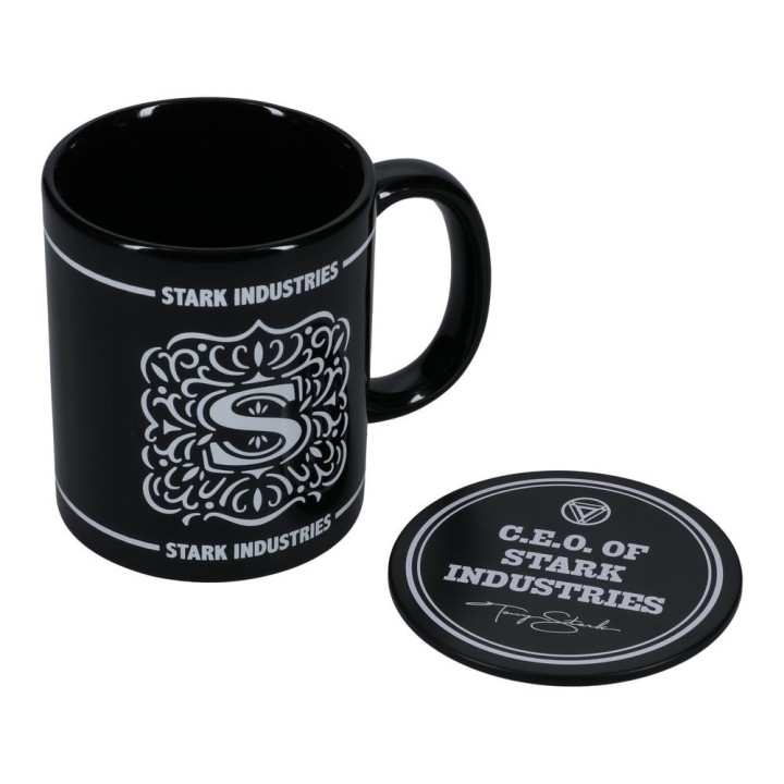 paladone taza + posavaso paladone stark industries