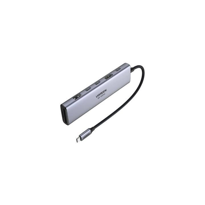 hub ugreen 7en1 usb-c a hdmi+2xusb-c+usb-a+sd tf 4k60hz usb 3.2 pd 100w
