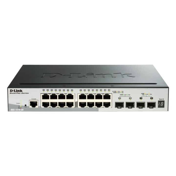 d - link switch 20 puertos 10 - 100 - 100 dgs - 1510 - 20 gestionables d - link