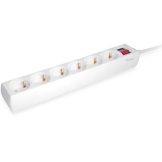equip regleta equip con 6 tomas cable de red de 1.5 metros y boton de apagado encendido