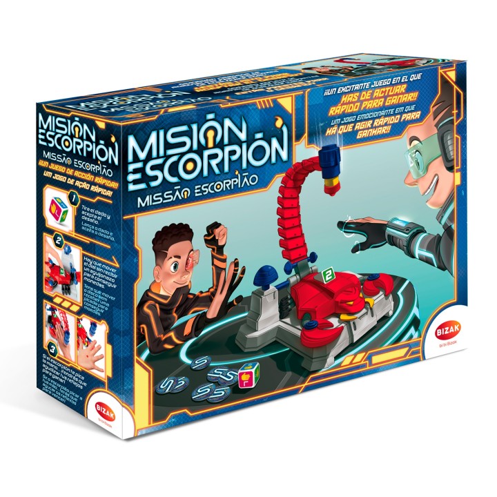 bizak juego de mesa bizak mision escorpion