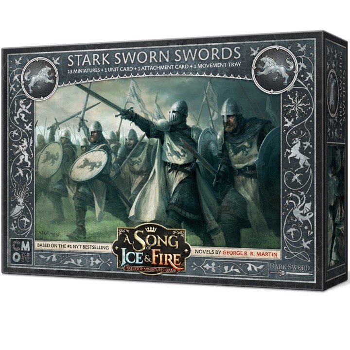 juegos juego de mesa asmodee cancion de hielo y fuego: espadas juramentadas stark pegi 14