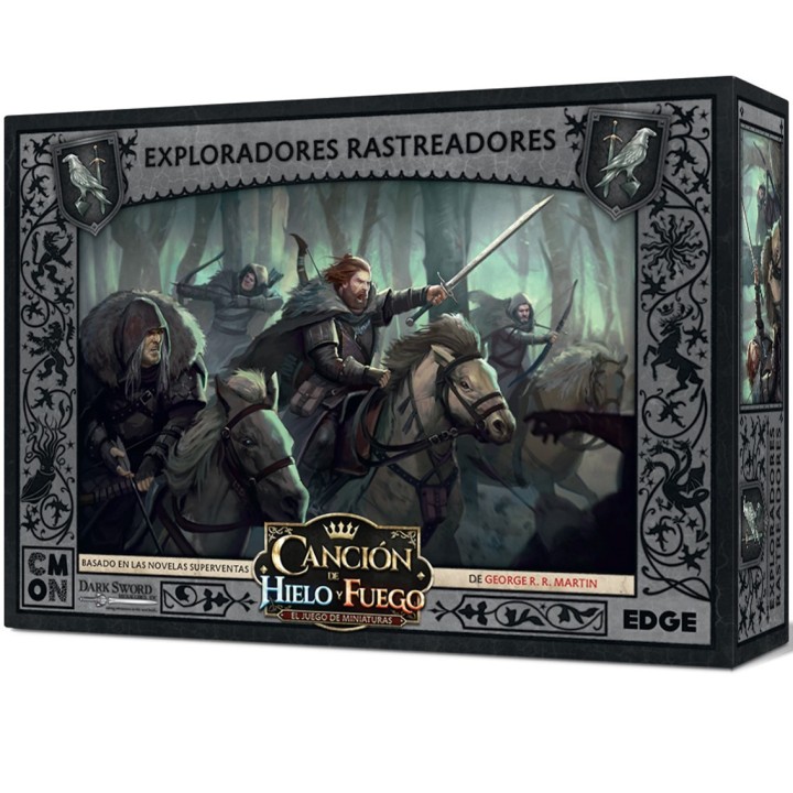 juegos juego de mesa asmodee cancion de hielo y fuego: exploradores rastreadores pegi 14