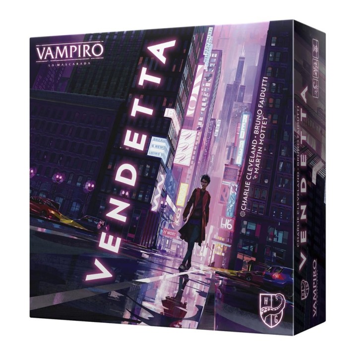 juegos juego de mesa vampiro la mascarada: vendetta pegi 14