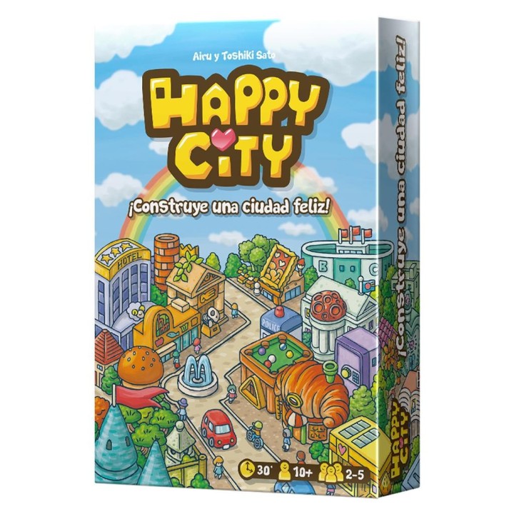 juegos juego de mesa happy city pegi 10