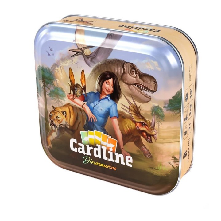 juegos juego de mesa cardline dinosaurios edad recomendada 7 anos