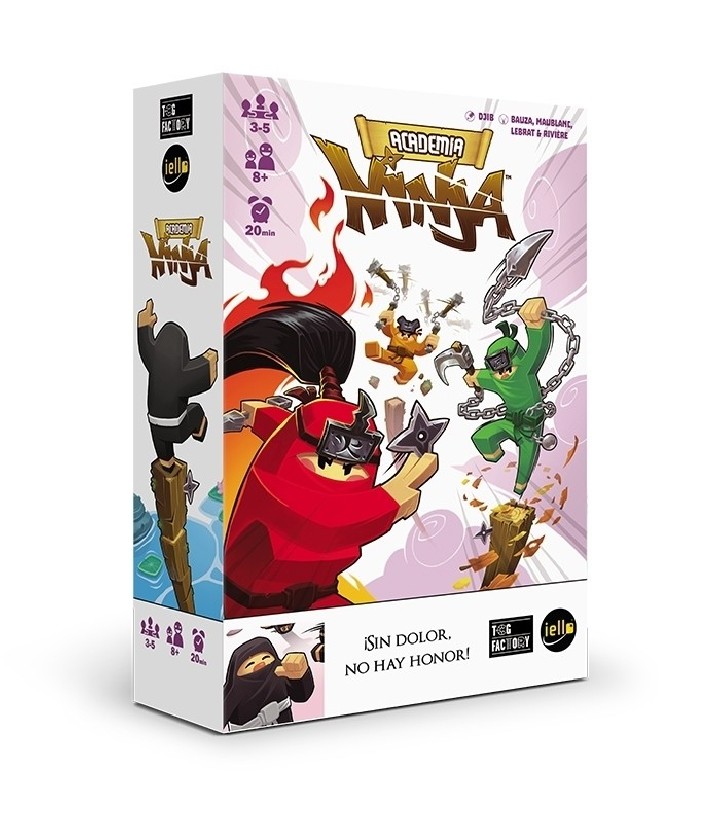 juego de mesa de cartas academia ninja