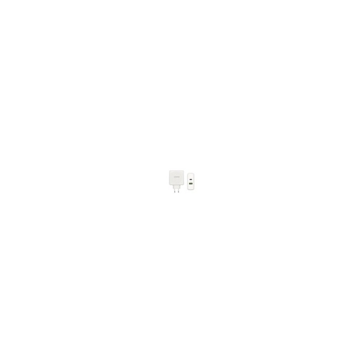 cargador 48w aisens 1xusb-c pd3.0 30w 1xusb-a qc3.0 18w blanco