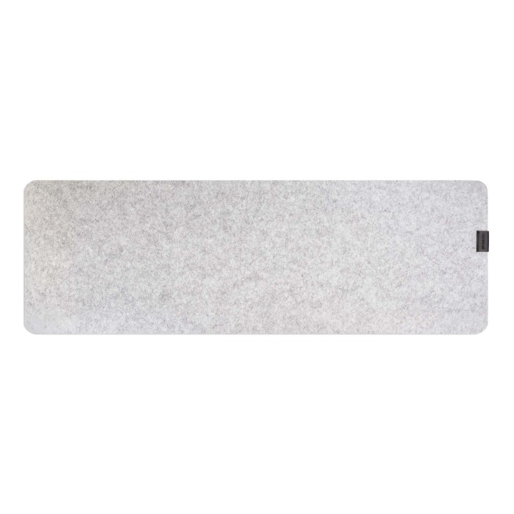 phoenix technologies phoenix sizigia alfombrilla premium de fieltro para escritorio gris l