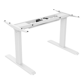 phoenix technologies signa estructura ajustable para escritorio doble motor y 3 segmentos blanca