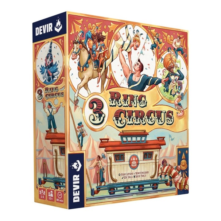 devir juego de mesa devir 3 ring circus