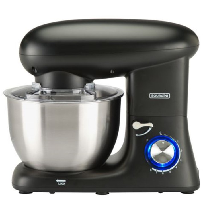 bourgini amasadora bourgini kitchen chef plus 5.52l negra