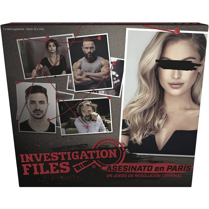 goliath bv juego de mesa investigation files: asesinato en paris pegi 14