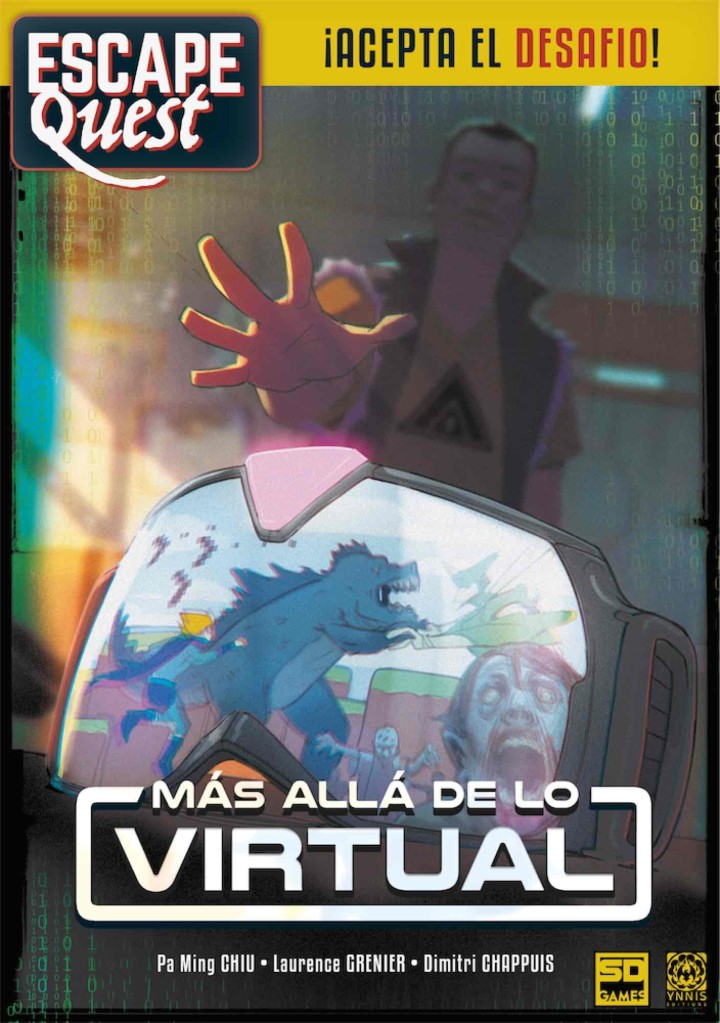 sd games juego de mesa escape quest 2: mas alla de lo virtual formato libro pegi 12