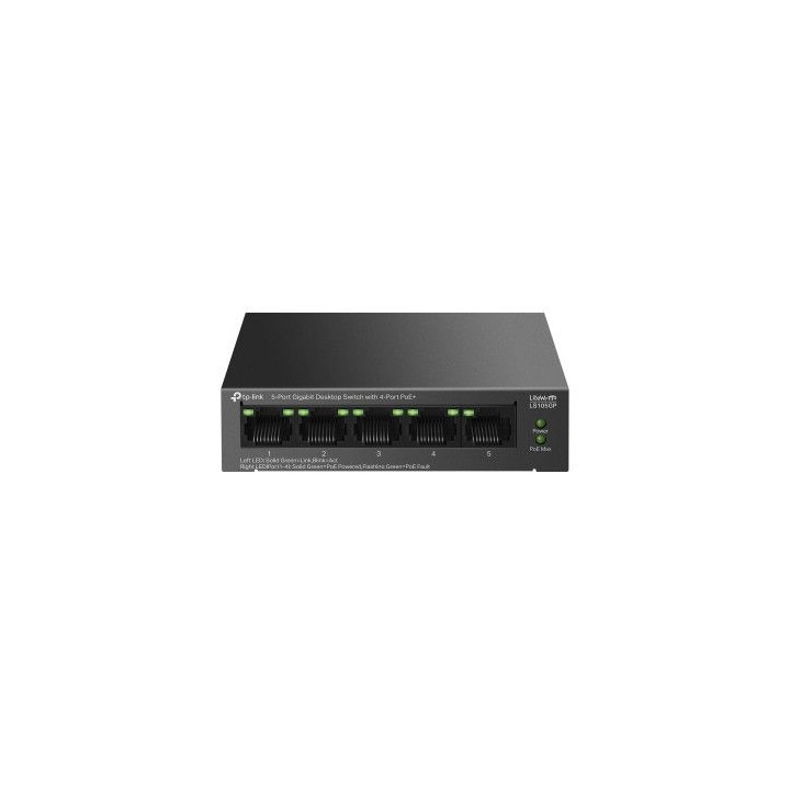 tp-link litewave ls105gp switch no administrado gigabit ethernet (10/100/1000) energia sobre etherne