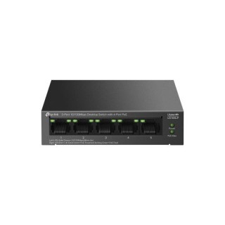 tp-link litewave ls105p no administrado fast ethernet (10/100) energia sobre ethernet (poe) negro