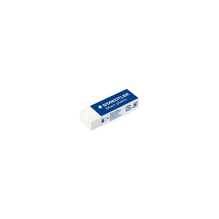 staedtler goma de borrar mars plastic 65x23x13mm.) staedtler 526 50  pack: 20 unidades