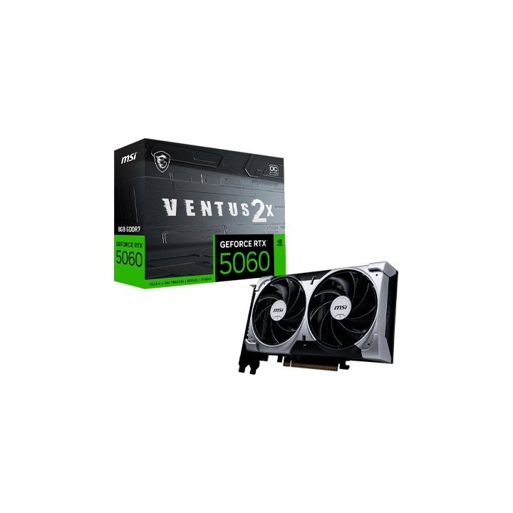 tarjeta grafica msi rtx 5060 8gb ventus 2x oc gddr7 rtx 5060 8gb ventus 2x oc gddr7