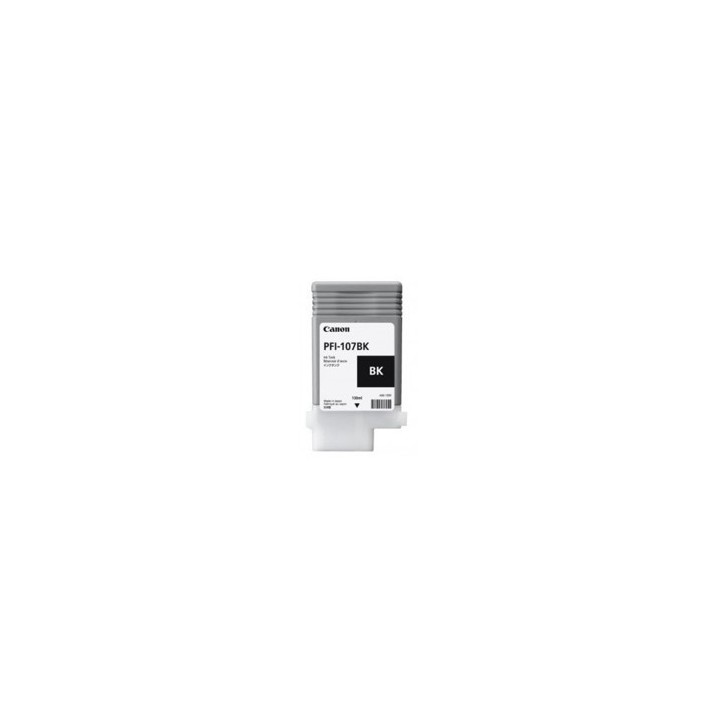 canon cartucho canon pfi - 107bk negro ipf670 -  ipf680 -  ipf685 -  ipf770 -  ipf780 -  ipf785