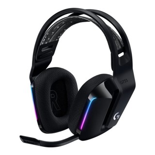 logitech auricular con microfono logitech g g733 gaming wireless inalambrico negro