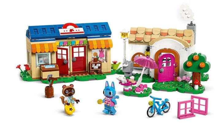 lego lego animal crossing mininook y la casa de minina