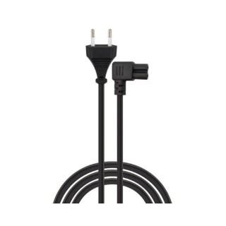 cable alimentacion universal savio cl-179 5m 2 pines negro 2.5a iec c7