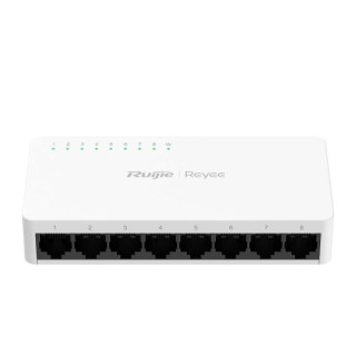 reyee unmanaged switch 8xgb rj45 plastic case