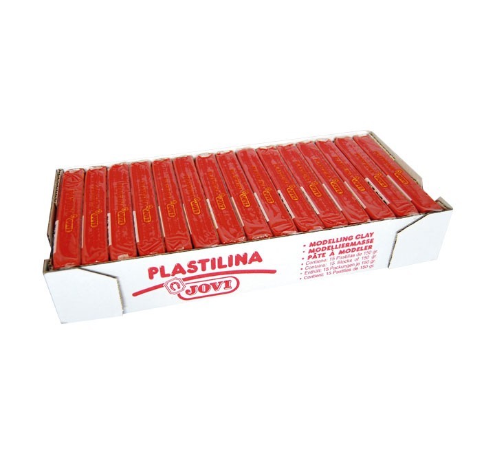 pastilla plastilina jovi 150g rojo 7105
