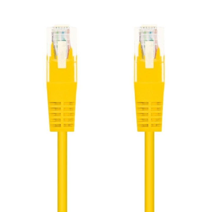 nanocable latiguillo rj45 cat.6 utp amarillo 3.0m