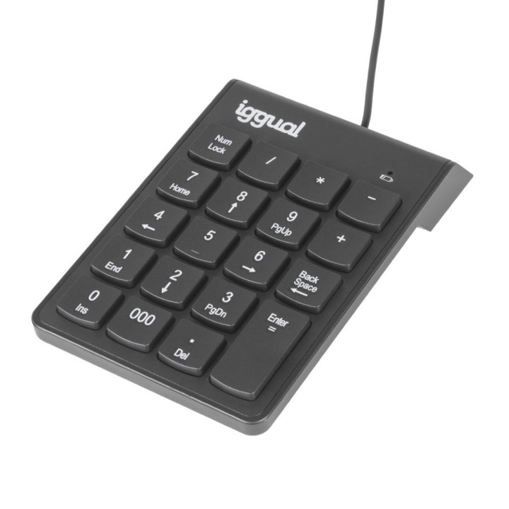 iggual teclado numerico usb ck-num-19t negro