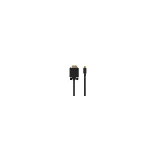 cable conversor aisens usb-c a vga usb-c/m-hdb15/m negro 0.8m