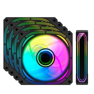 coolbox ventilador cpu coolbox infinity pro argb 4 x 120mm