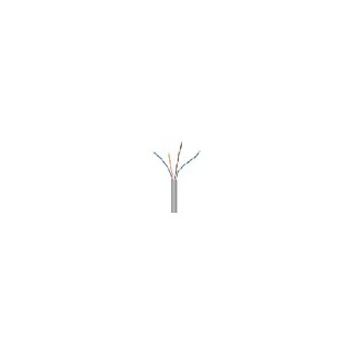 cable red gembird utp cat5e solido cca awg24 bobina 305m gris