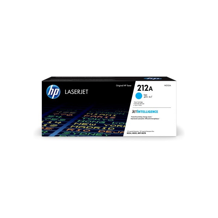hp hp cartucho de toner original laserjet 212a cian