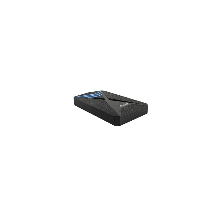 tooq caja externa gaming tooq tqe - 2550bl para hdd - ssd 2.5 pulgadas 9.5mm sata 3 usb 3.0 - 3.1 ne