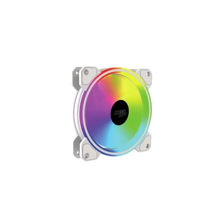 keep out ventilador xfc-120drw white 5v argb