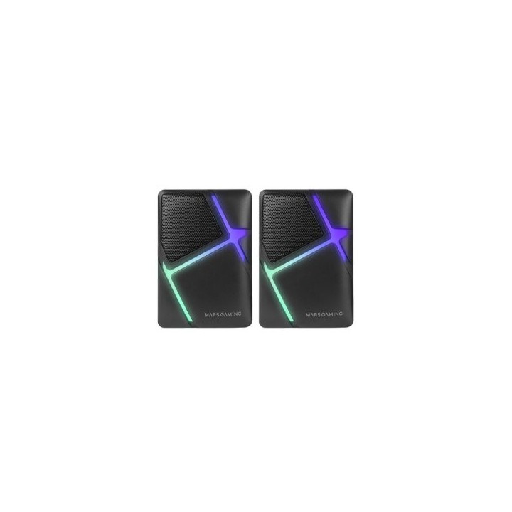 mars gaming altavoces ms-h rgb negro
