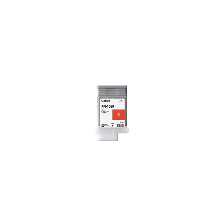 canon cartucho canon pfi - 106rg rojo ipf6300 -  ipf6350 -  ipf6400 -  ipf6450