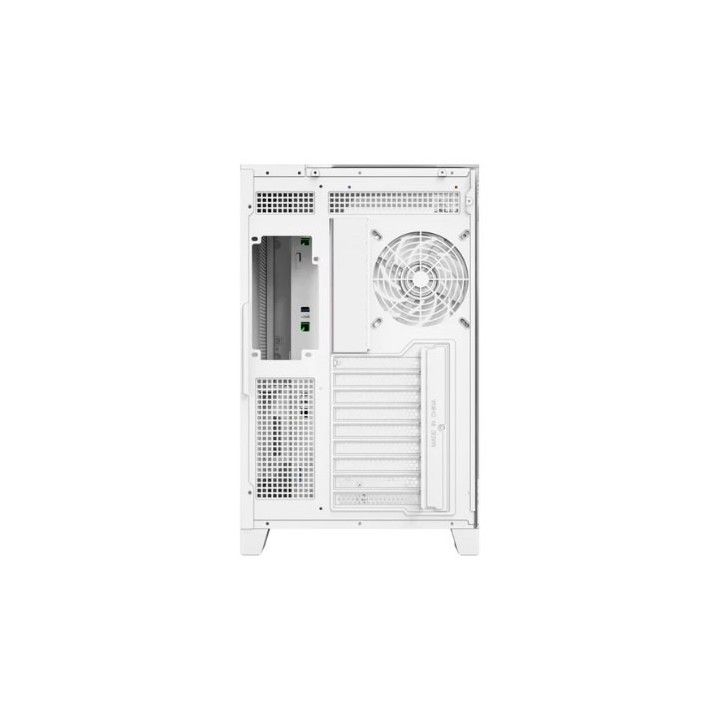 torre atx xyz tesseract a-rgb white 4xvent 120mm argb cpu max 165mm gpu max 400mm