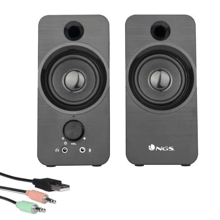 ngs altavoces 2.0 sb350 12w multimedia
