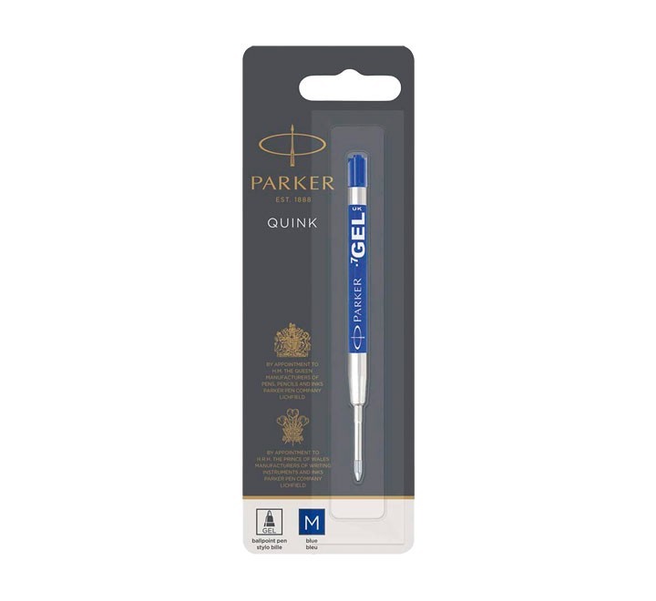 bl. recambio boli parker gel 0.7mm azul