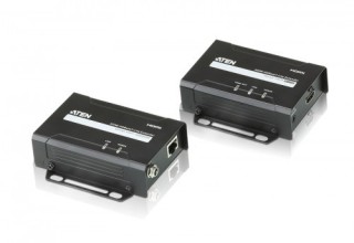 aten aten ve801-at-g extensor audio/video transmisor y receptor de senales av negro