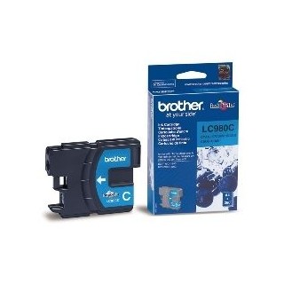 brother cartucho tinta brother lc980c cian 260 paginas dcp - 165c -  dcp - 195c -  dcp - 375cw -  mf