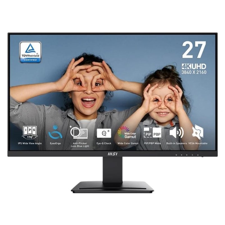 msi mp273u monitor 27 ips 4k 2xhdmi dp mm