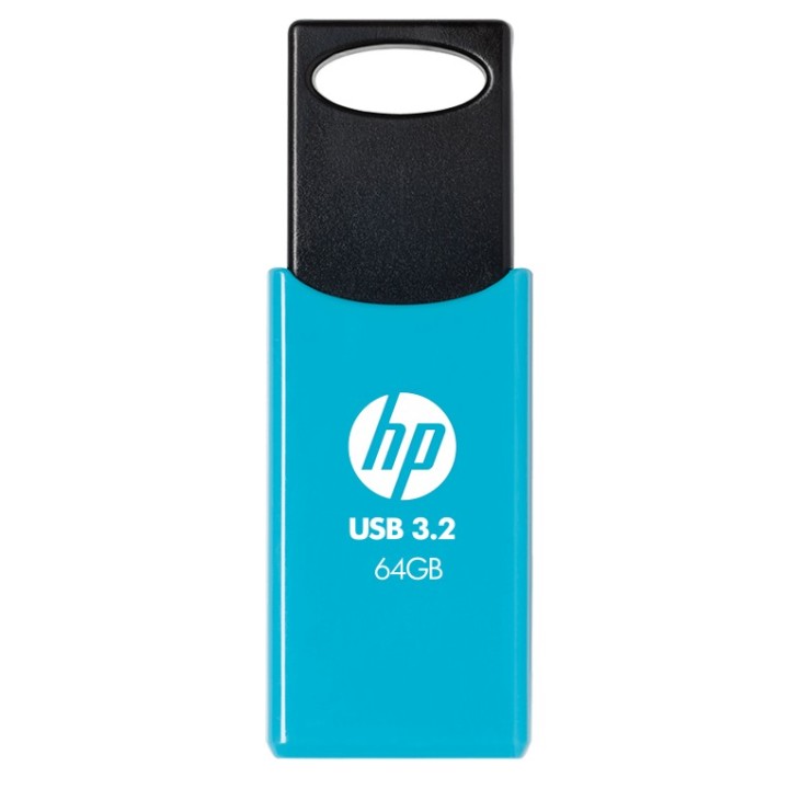 usb hp 3.2 64gb 712w azul